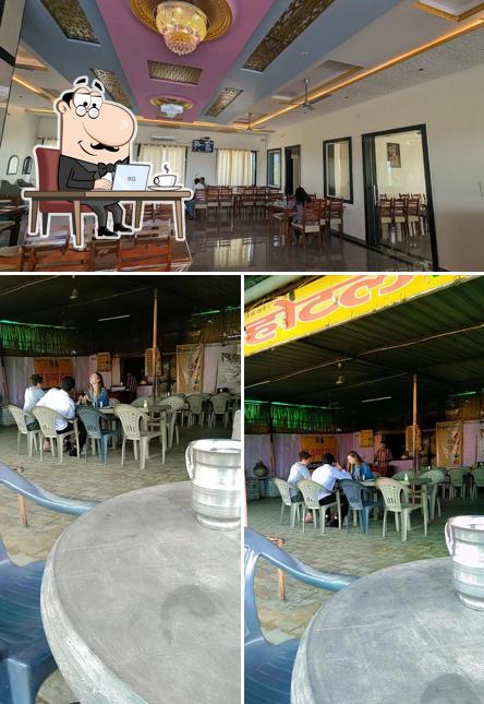 The interior of Hare Krishna hotel