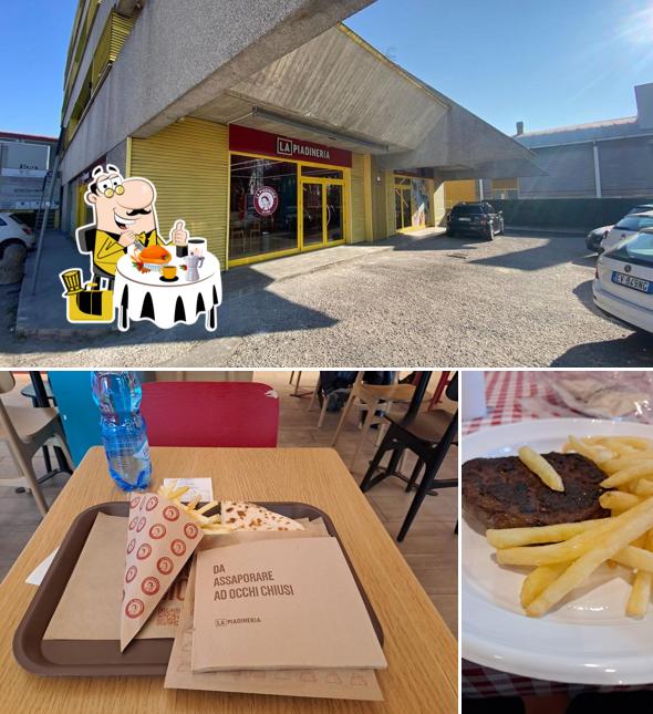La foto della cibo e esterno di La Piadineria