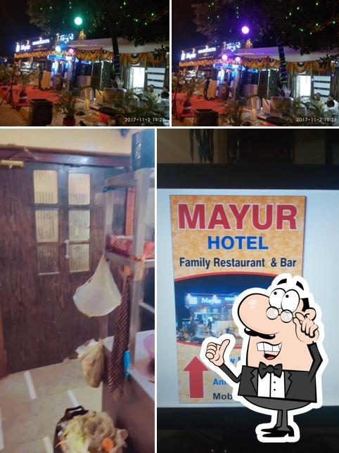 The interior of Mayur Family Bar and Restaurant
