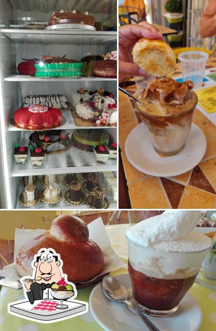 Bar Pasticceria Gelateria Rosticceria Pellizzeri serve un'ampia selezione di dolci