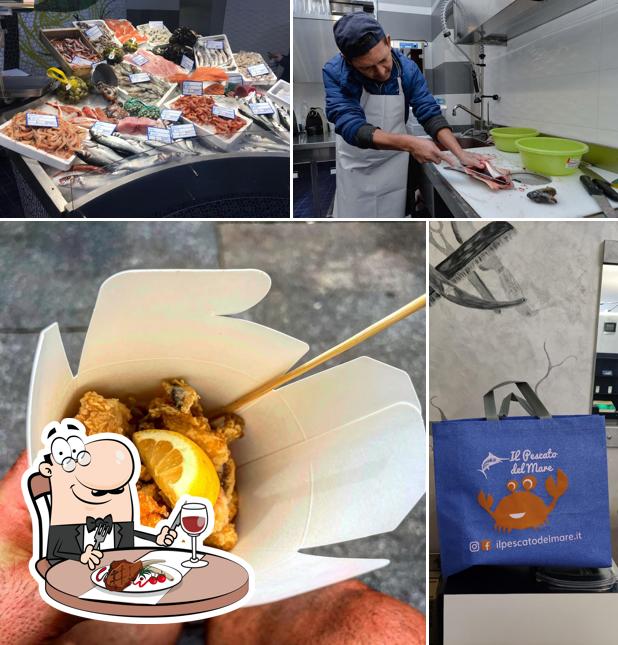 Prova i piatti di carne a Il Pescato del Mare