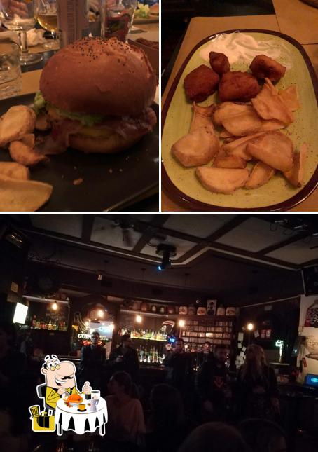 Tra le varie cose da Irish Pub La Quercia si possono trovare la cibo e bancone da bar