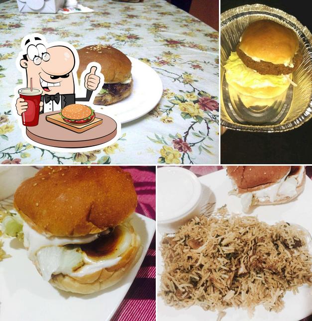 Try out a burger at Khayabusa