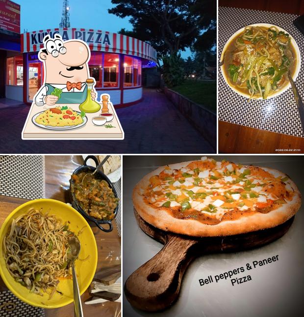 Food at Kunga pizza & Café Golden Temple