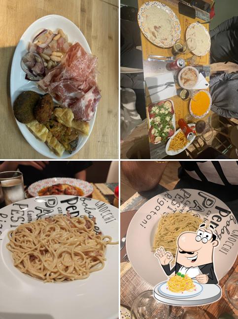 Spaghetti alla carbonara al Osteria al ventotto