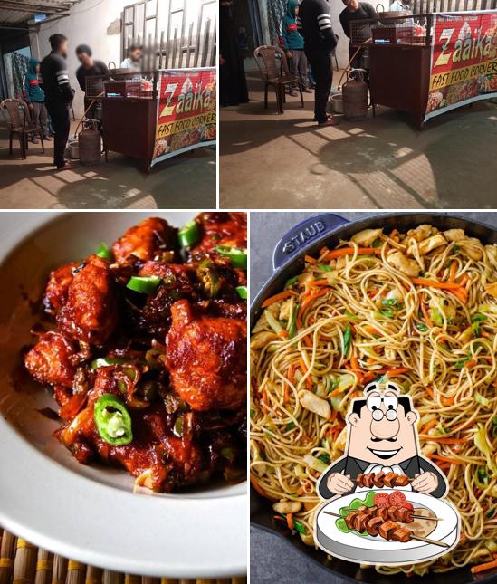 Take a look at the picture depicting food and interior at Zaaika Fast Food Corner