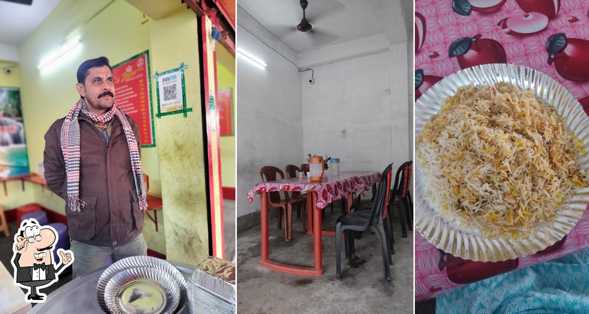 The interior of Zaika Dum Biryani House