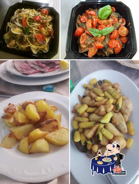 Prova tra i vari prodotti di cucina di mare offerti a Vecchia trattoria del Gallo