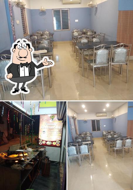 The interior of Family Restaurant