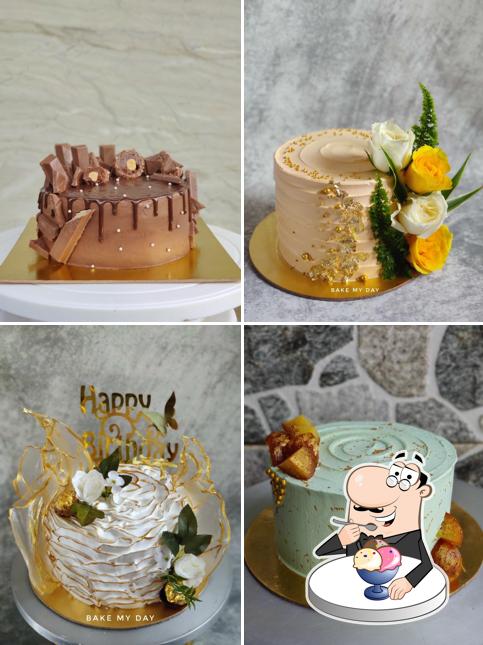 BAKE MY DAY serves a range of desserts