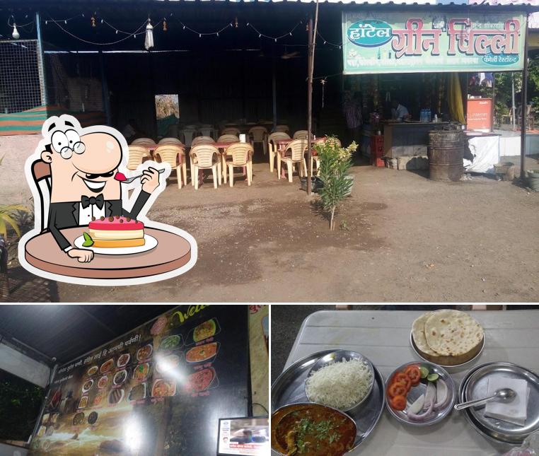 Hotel Green Chilli Restaurant serves a selection of sweet dishes