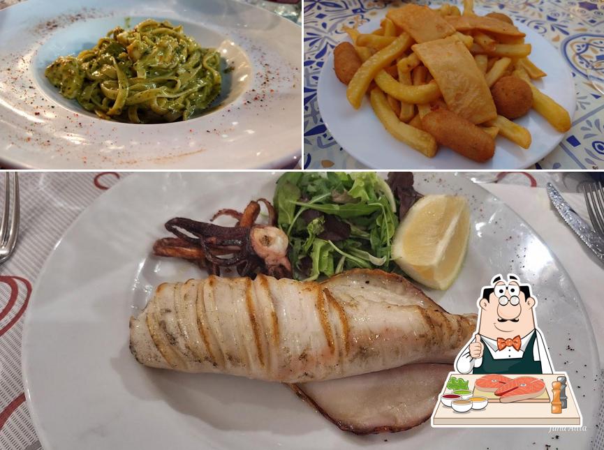 Fish and chips al La Vecchia Masseria - Pizzeria Ristorante Mondello - Parcheggio interno gratuito