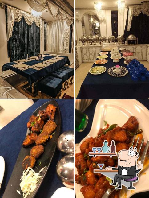 Take a seat at one of the tables at Mandil