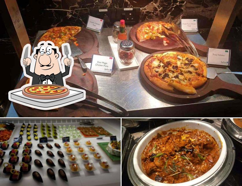 At Melange, you can try pizza