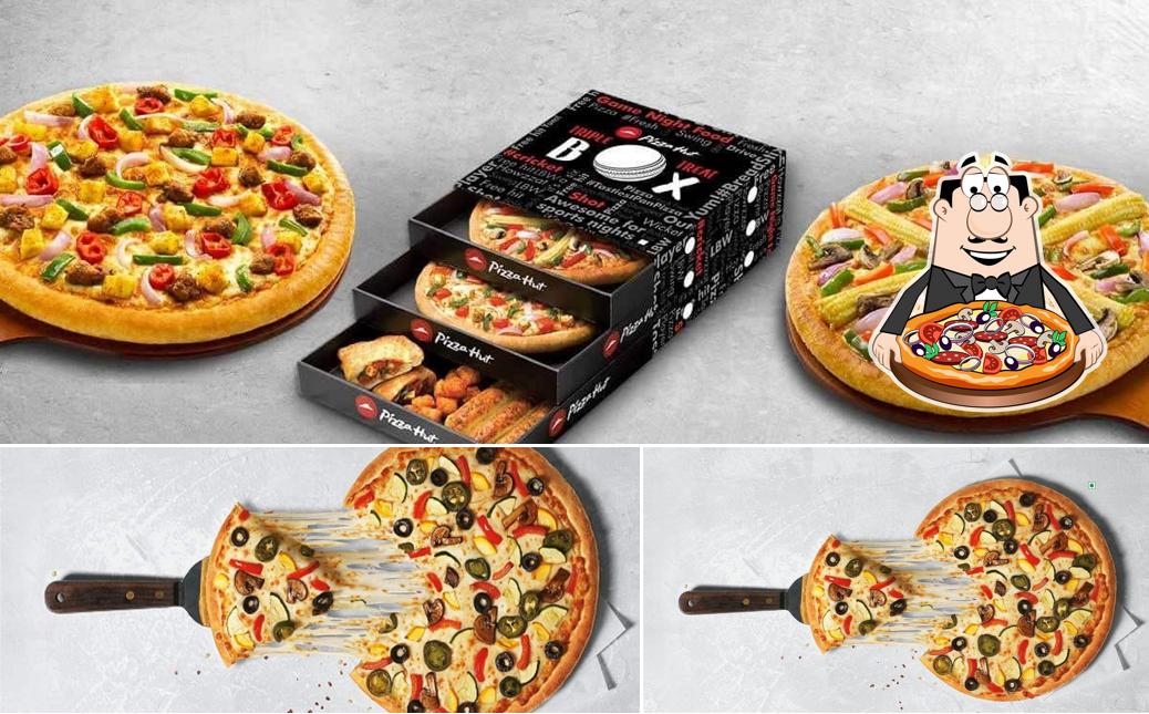 Pick pizza at Pizza Hut