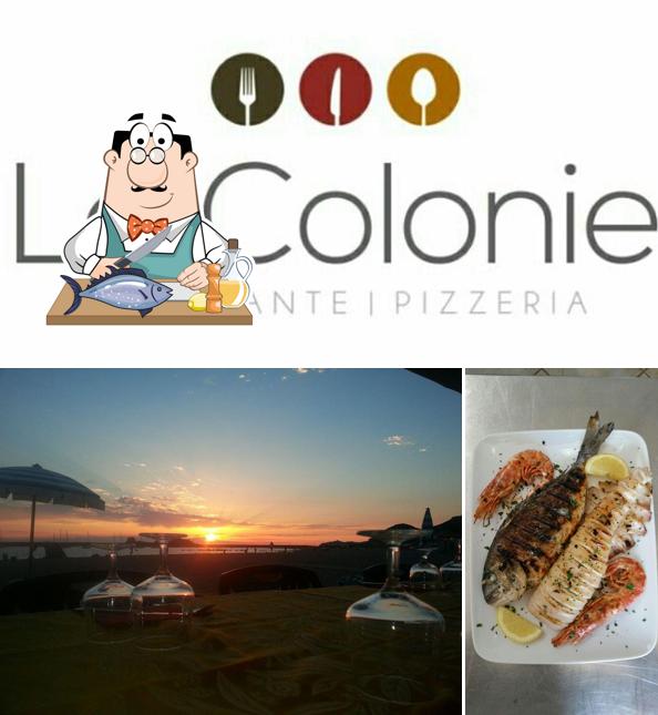 Salmone grigliato al Le Colonie