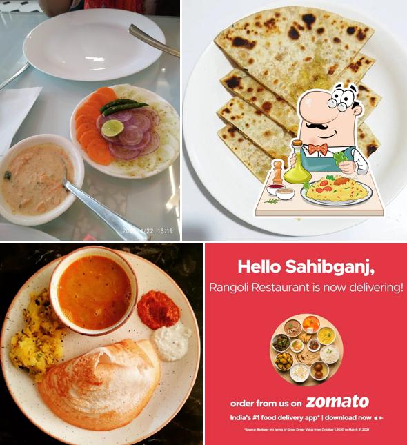 Food at Rangoli Restaurant Sahibganj