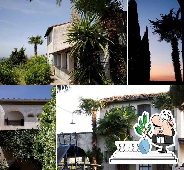 Gli esterni di Albergo Montechiari