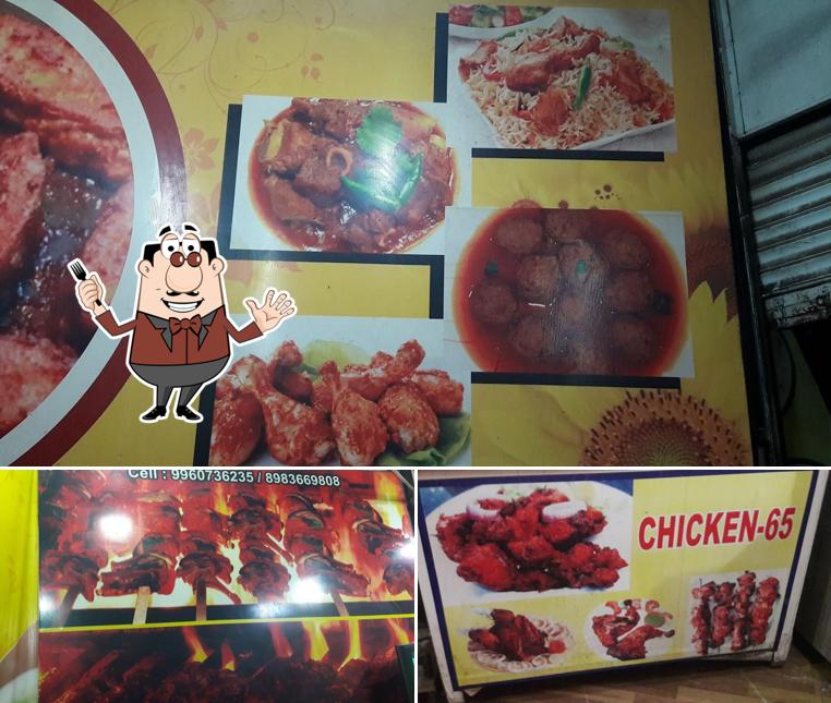This is the image depicting food and interior at Bhauji Matan Bhaajnaly .. Javeed Devni