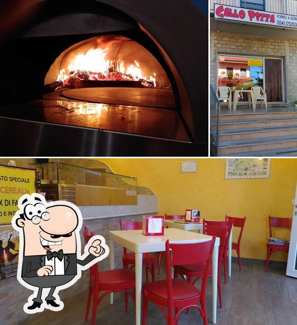 Gli interni di Gallo Pizza Sant'Angelo di Gatteo
