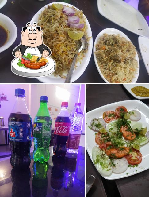 Meals at Green palace family restaurant veg and non veg (special biryani)