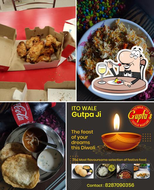 Food at Gupta Ji Chole Bhature
