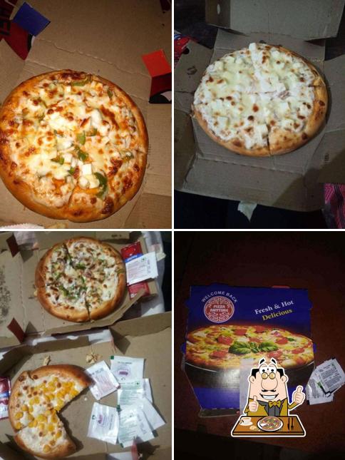 At New Pizza Delight, you can get pizza