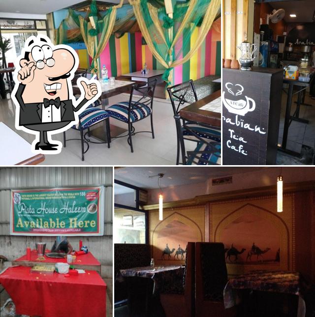 The interior of Arabian Tea Cafe