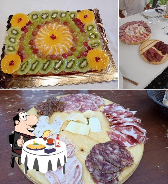 Piatto di formaggi al Cascina Rigurida