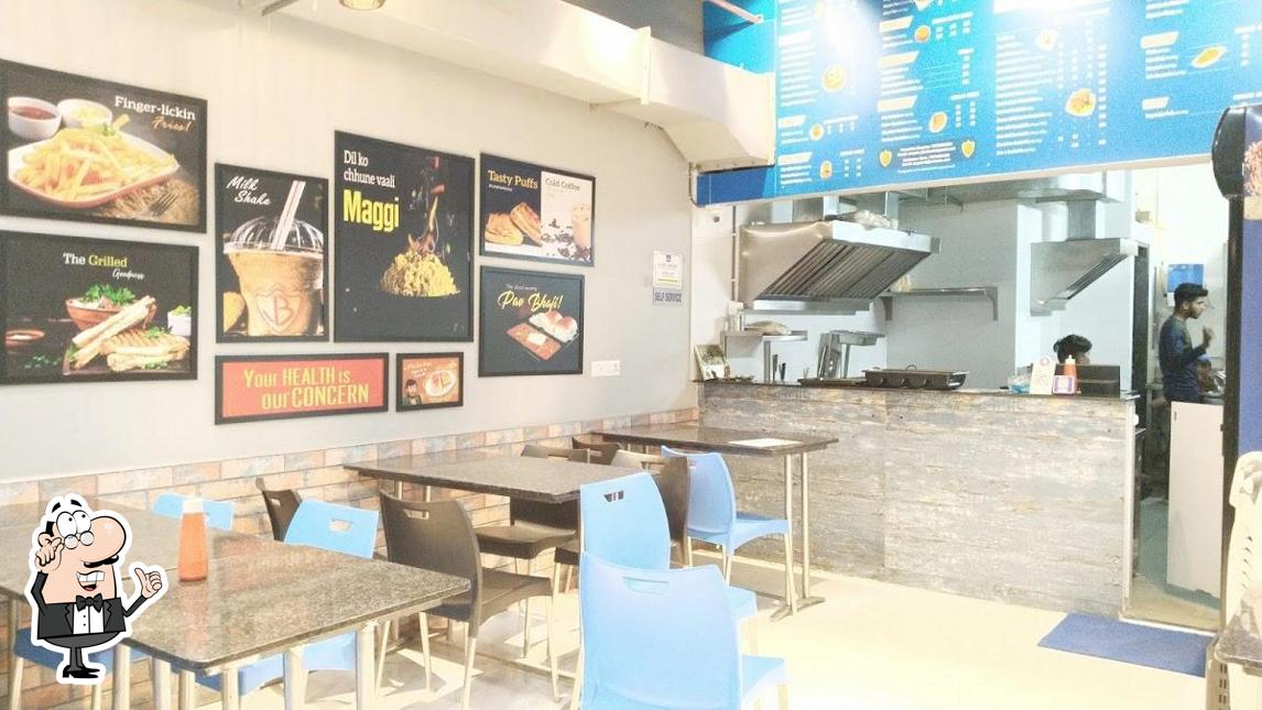 The interior of Jay Bhavani vadapav