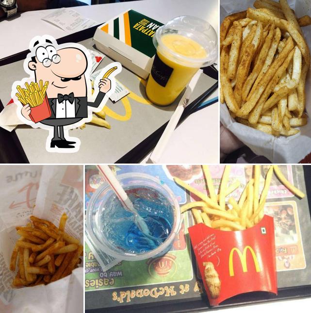 Order chips at McDonald's