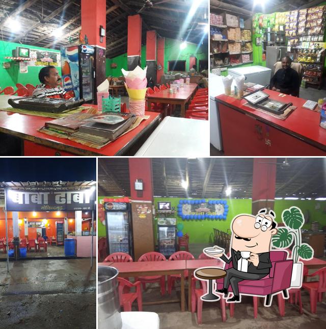 The interior of Apna Dhaba