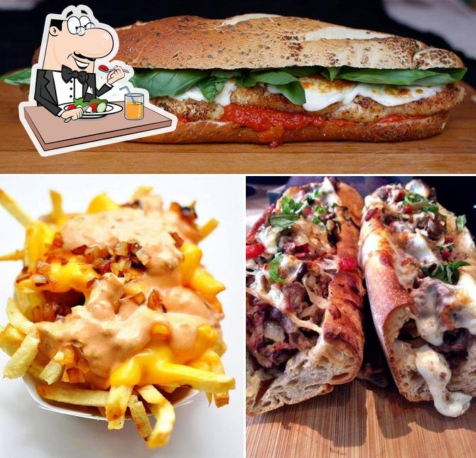 Food at D' Blue Frankie Food Truck