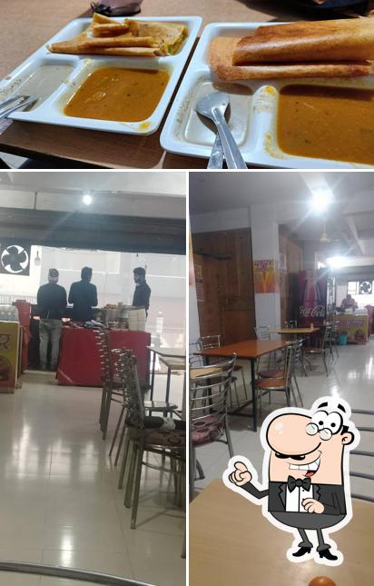 The image of Dada Dosa Center’s interior and food