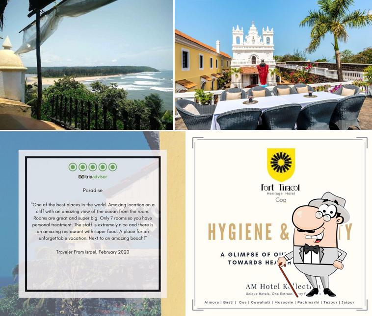Enjoy the view at the outside area of Fort Tiracol Heritage Hotel Pernem