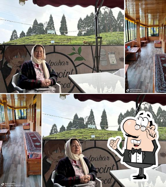 The interior of Golpahar Tea Shop