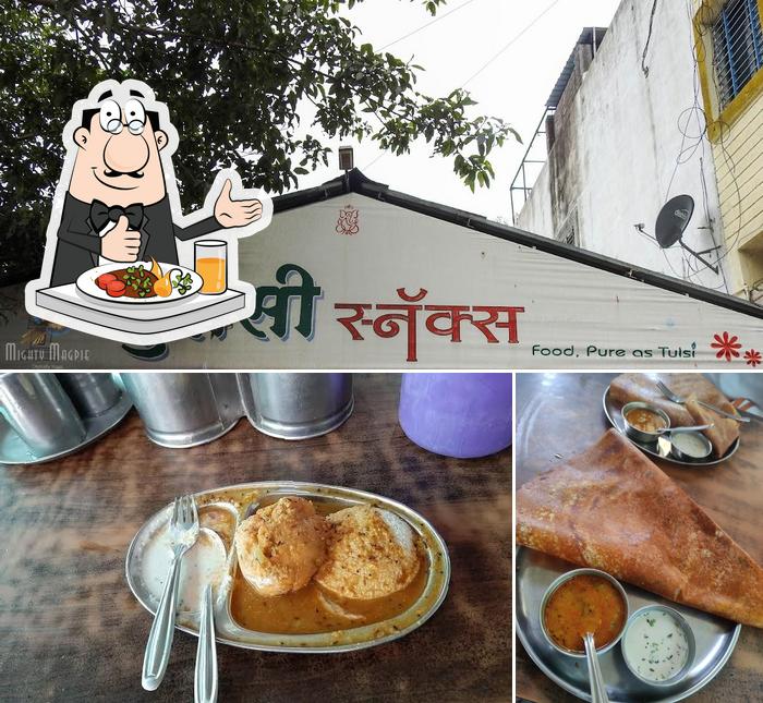 Tulsi Snacks is distinguished by food and exterior