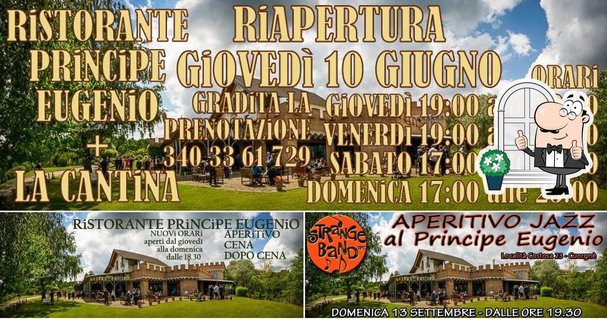 Gli esterni di Ristorante Principe Eugenio