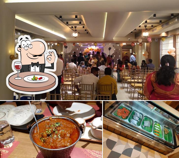 This is the image displaying food and interior at Samco Restaurant Anna Nagar