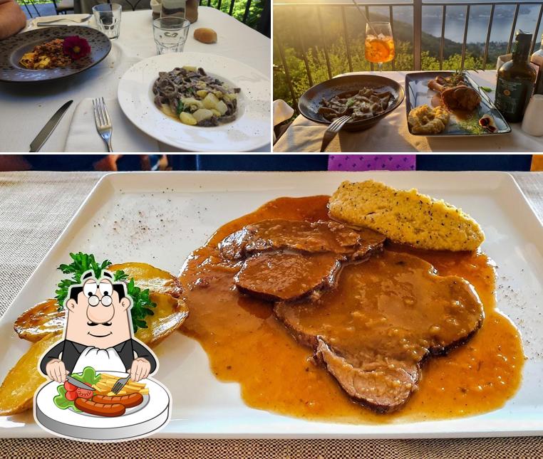 Cibo al Trattoria Baita Belvedere