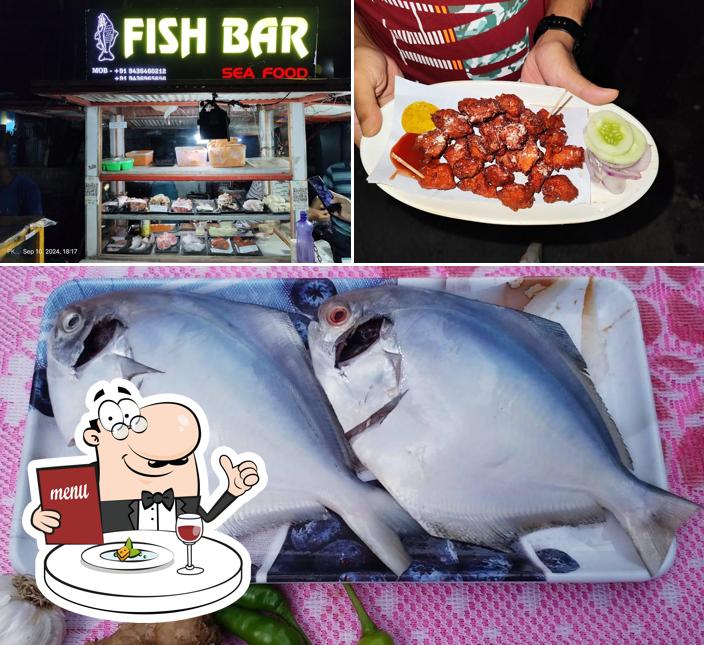 Food at Fish bar