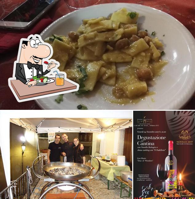 La foto di cibo e vino da Agriturismo La Roccia