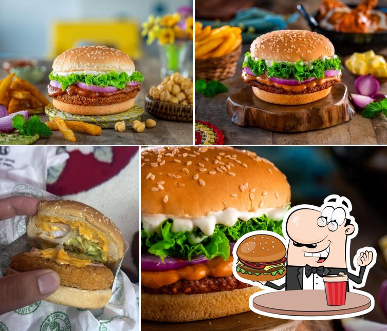 Try out a burger at Burger Singh - Big Punjabi Burgers