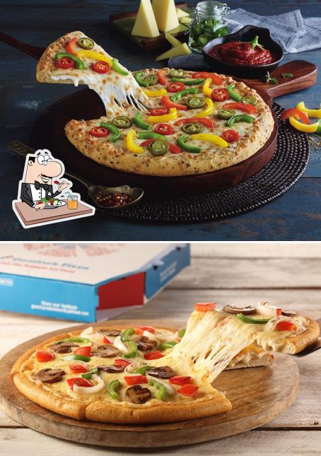 Food at Domino's Pizza