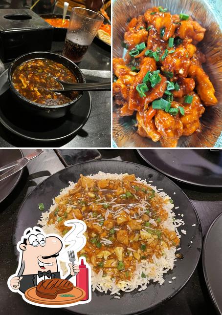 Pick meat meals at Golden Taste