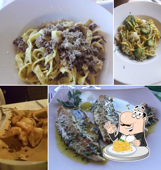 Spaghetti alla carbonara al Il Porticciolo