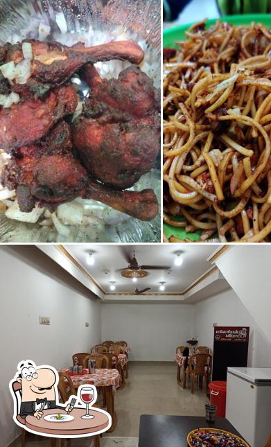 Take a look at the image displaying food and interior at Malaysian Parotta