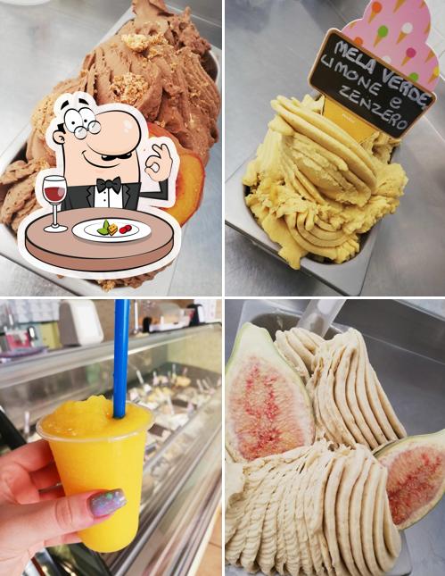 Platti al Gelateria La Dolceria