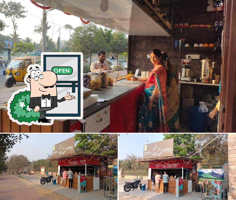 The exterior of Araku coffee