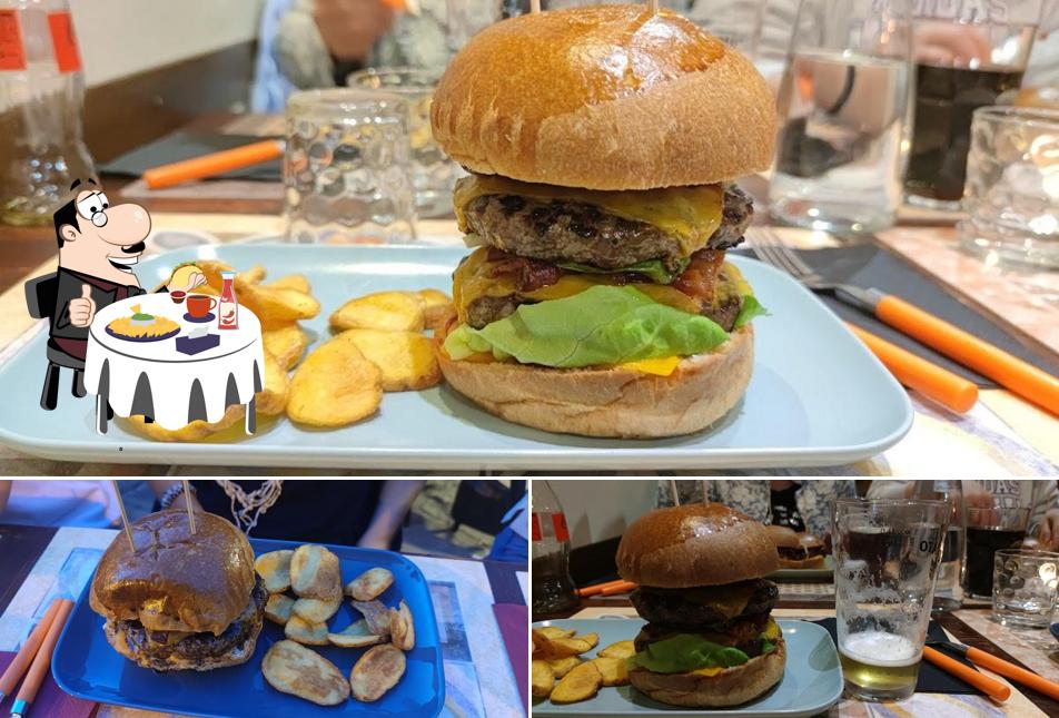 La Magione del Tau serve un'ampia varietà di opzioni per gli amanti dell'hamburger